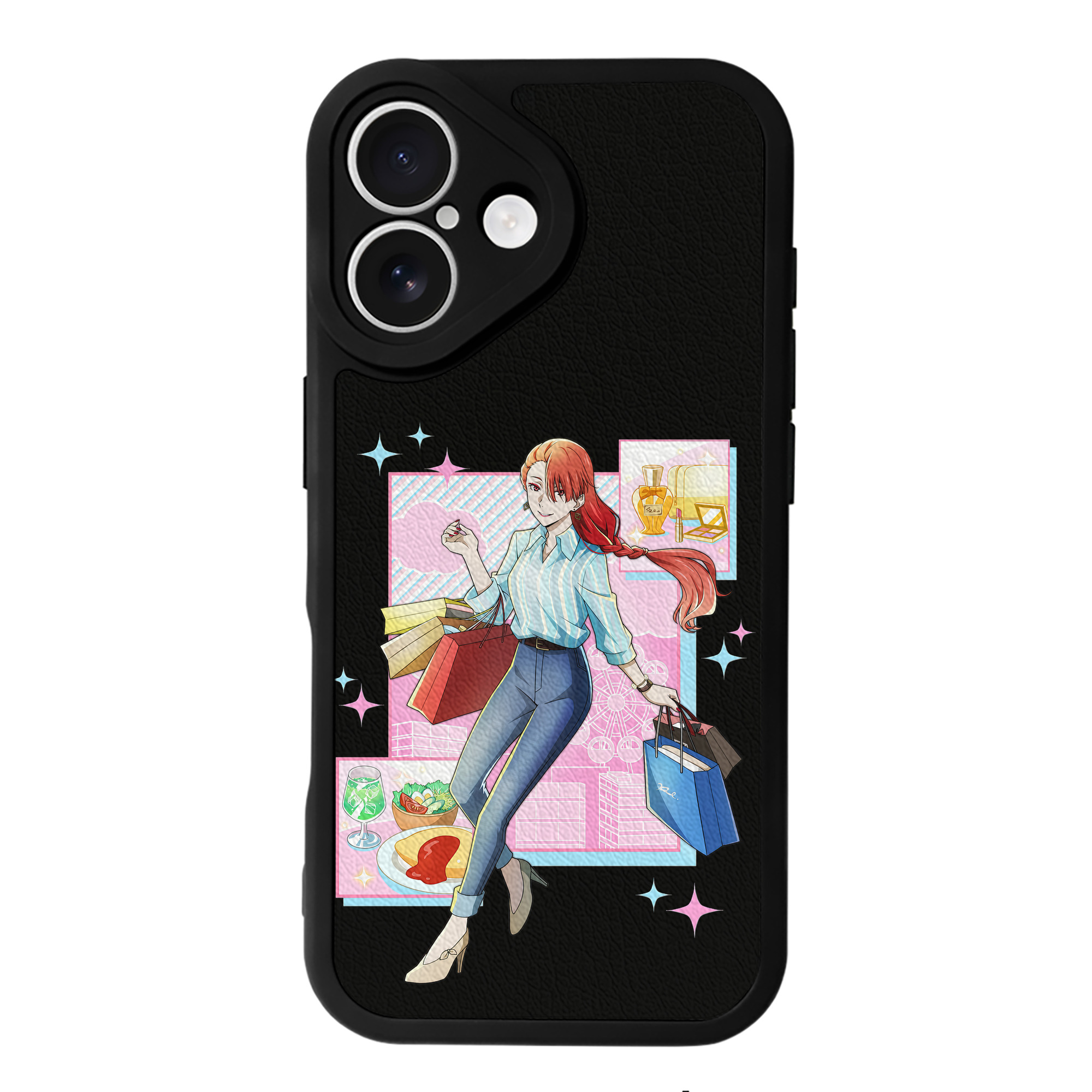 （画像用） 文豪ストレイドッグス Bungo Stray Dogs 【iPhone 16シリーズ対応】シリコンスマホケース（レザー調） 材質：シリコン